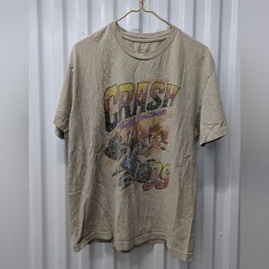 Crash Bandicoot Graphic Tee - Tan